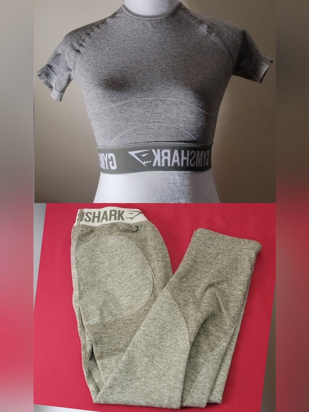 2 pcs Gymshark Top and Leggings